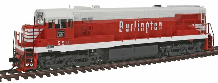 Rivarossi HO HR2529 GE U25C Diesel CB&Q 550 DCC and Sound – NOS