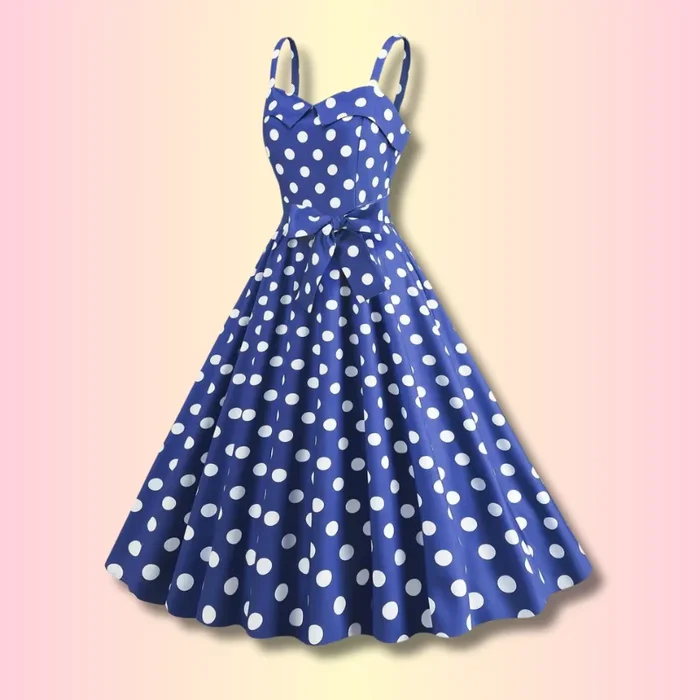 Robe Pin Up à Noeud Kawaii