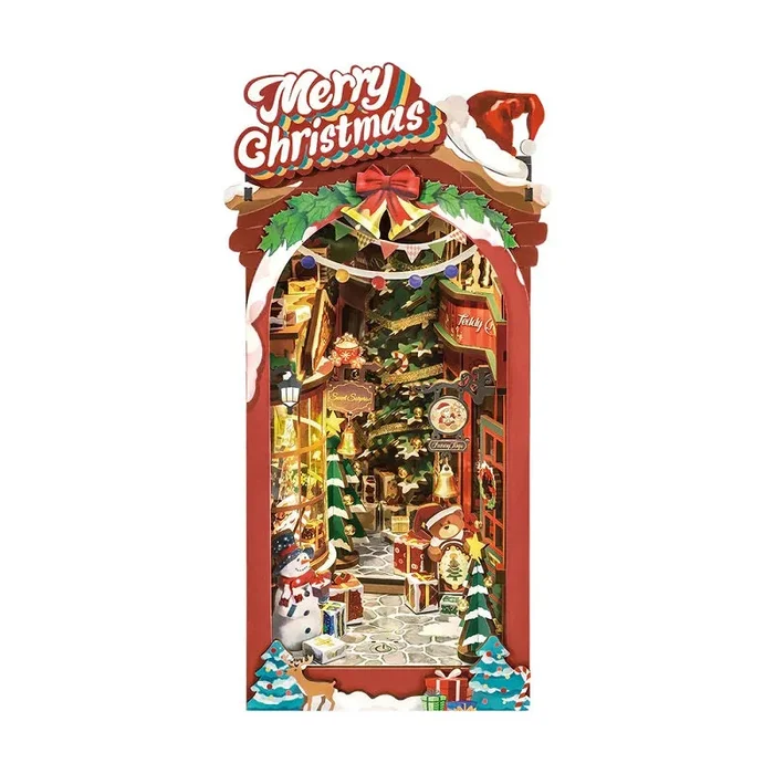 Robotime Christmas Street DIY Book Nook TGC06