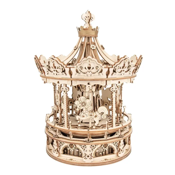 Robotime Mechanical Music Box; Romantic Carousel