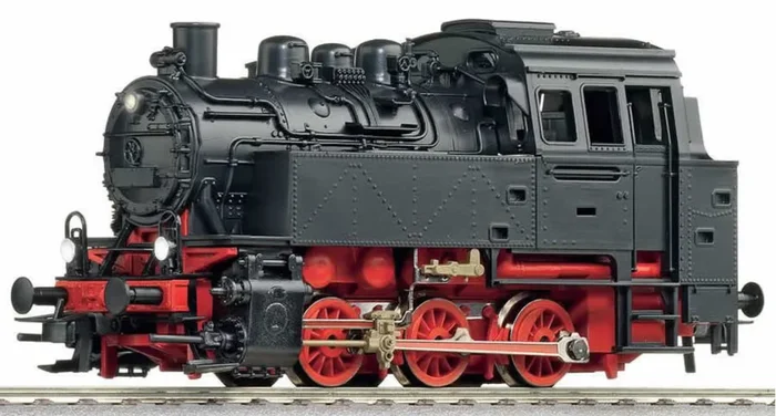 Roco 63289 HO Scale 0-6-0 Steam Locomotive with 16 Different Railroad Plates – NOS