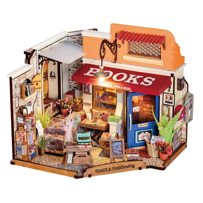 Rolife DG164 DIY Miniature House Kit – Corner Bookstore