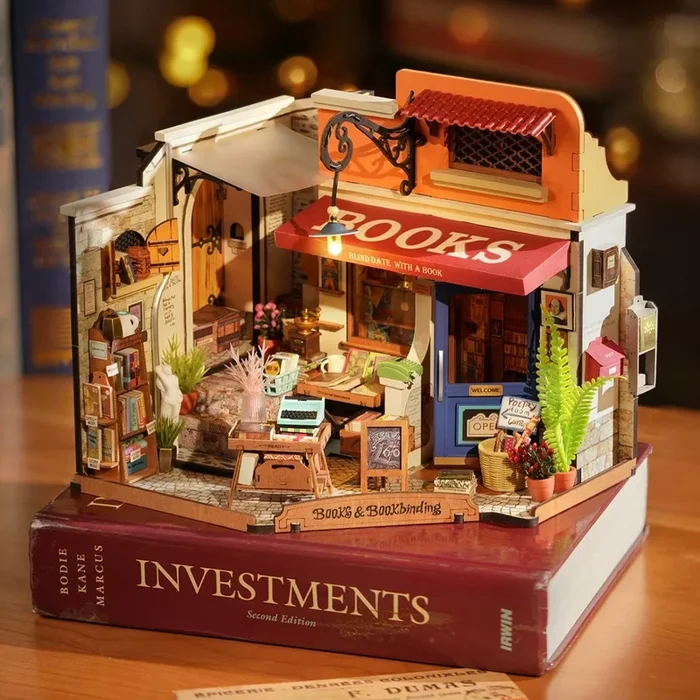 Rolife DIY Miniature House Kit – Corner Bookstore