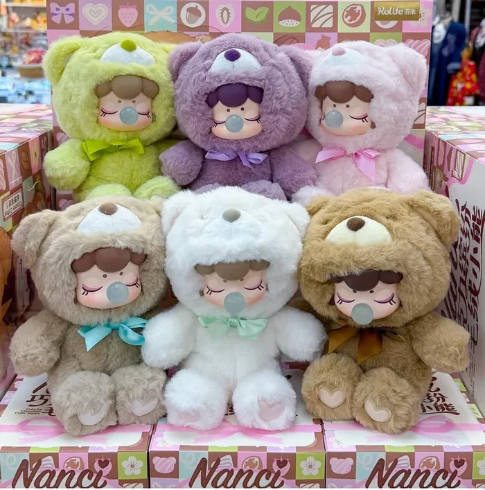 Rolife Nanci Chocolate Colorful Plush Bear Blind Box