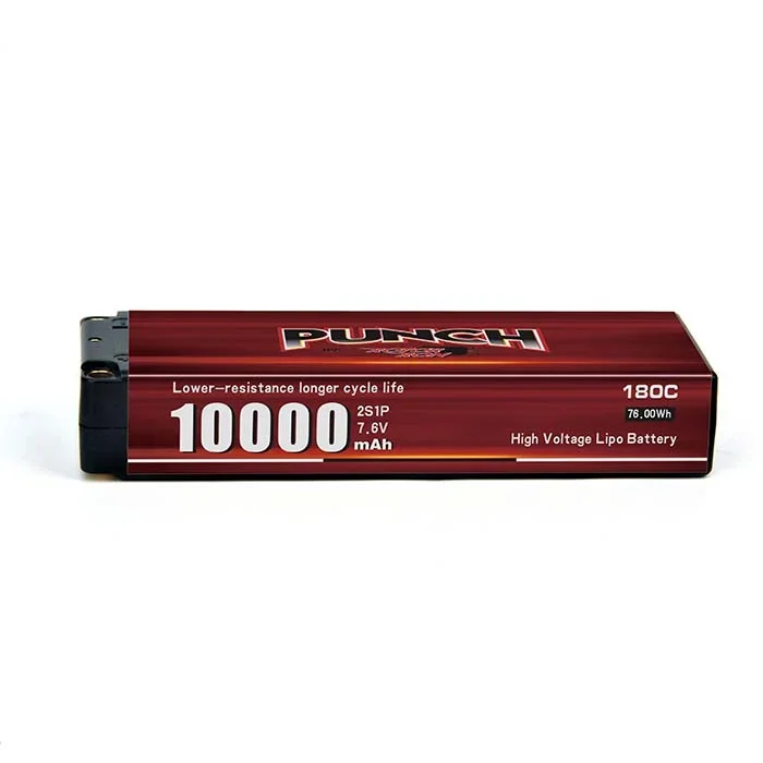 Rotor Ron Punch 10,000mah 7.6v 2S 180c Graphene Lipo Battery