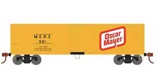 Roundhouse 1593 HO Scale 40′ Wood Reefer Oscar Mayer MERX 577