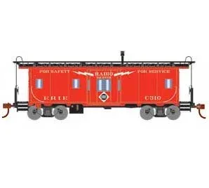 Roundhouse 90187 HO Scale Bay Window Caboose Erie C310