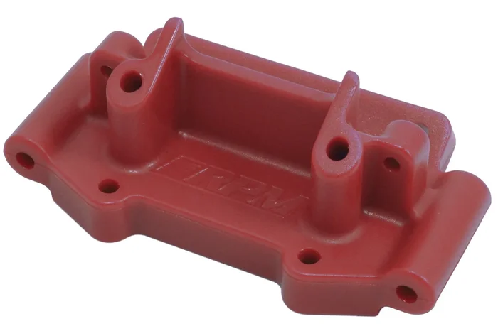 RPM Products Red Front Bulkhead for Traxxas 1/10 2WD Vehicles