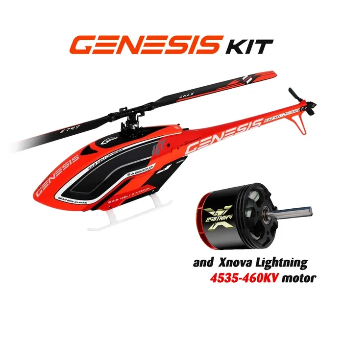SAB GENESIS SPORT + Xnova Lightning 4535-460KV Brushless Motor With 6mm Shaft (Shaft A)
