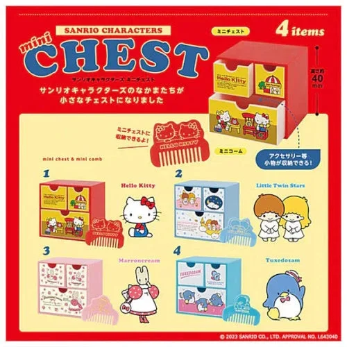 Sanrio Characters Mini Chest Ken Elephant 2-Inch Collectible Toy