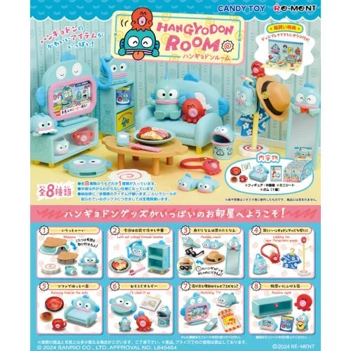 Sanrio Hangyodon Room Re-Ment Miniature Doll Furniture