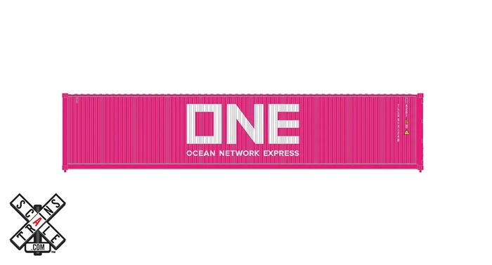 ScaleTrains 11060 HO Scale CIMC Modern Intermodal Container Ocean Network Express ONE 3 Pack