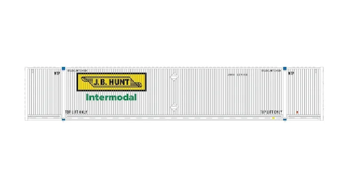 ScaleTrains 11598 HO Scale CIMC 53′ Dry Container JB Hunt 3-Pack #2
