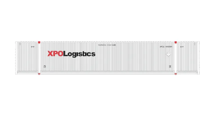 ScaleTrains 11635 HO Scale CIMC 53′ Dry Container XPO Logistics 410313