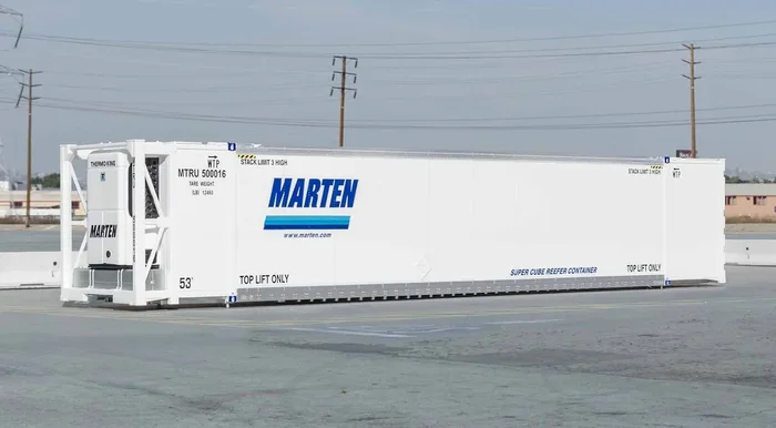 ScaleTrains 11713 HO Scale CIMC 53′ Reefer Container Marten MTLU 3 Pack #2