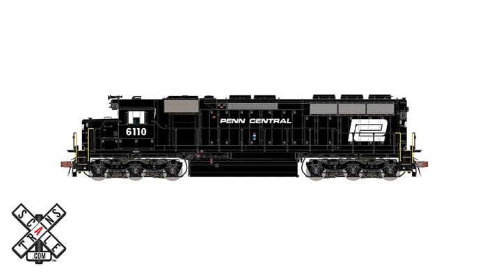 ScaleTrains 32912 HO Scale EMD SD45 Penn Central PC 6110 DCC Sound