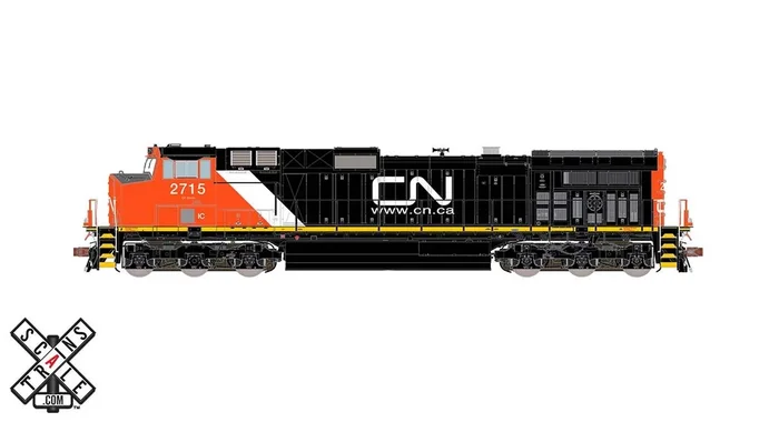 ScaleTrains 33459 Rivet Counter HO Scale GE Dash 9 (C44-9W) Canadian National IC/CN 2715