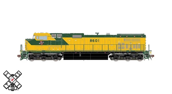 ScaleTrains 33469 Rivet Counter HO Scale GE Dash 9 (C44-9W) Chicago NorthWestern CN&W 8647
