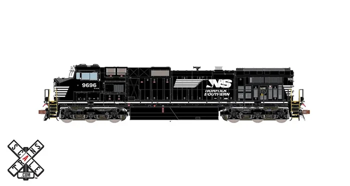 ScaleTrains 33485 Rivet Counter HO Scale GE Dash 9 (C40-9W) Norfolk Southern NS 9696