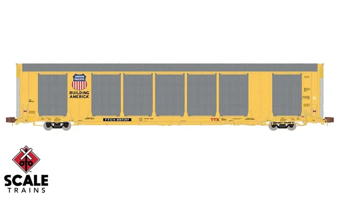ScaleTrains 33767 Rivet N Scale Gunderson Multi-Max Autorack UP TTGX 697352