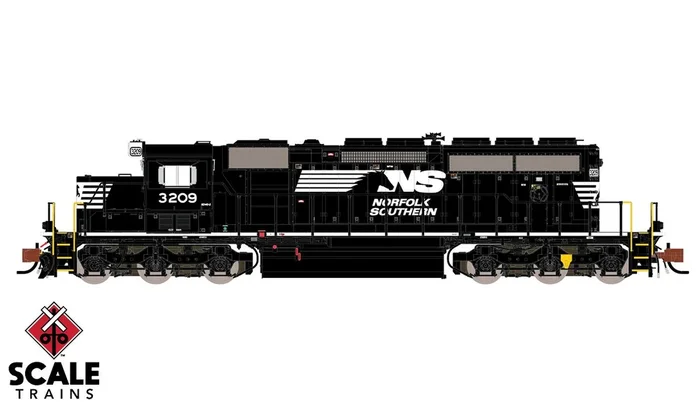 ScaleTrains 33779 Rivet N Scale EMD SD40-2 Norfolk Southern NS 3233 DCC and LokSound
