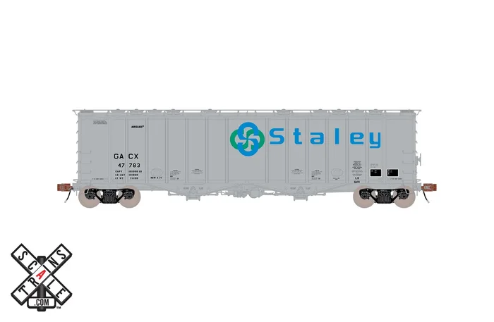 ScaleTrains HO Scale 33002 Rivet 4180 Airslide Hopper Staley Black Logo GACX 46626