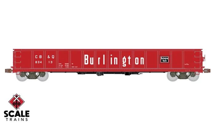 ScaleTrains Kit Classics 1169 Havelock Shops 52’6″ Gondola Burlington CB&Q 83471
