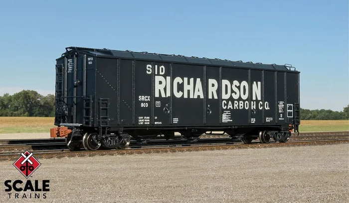 ScaleTrains Rivet 32113 N Scale 5750 Carbon Black Sid Richardson SRCX 919