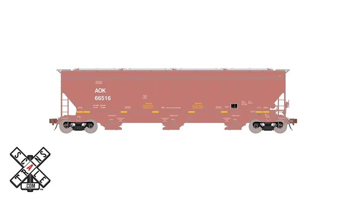 ScaleTrains Rivet 33278 HO Scale Gunderson 5188 Covered Hopper AOK 66564