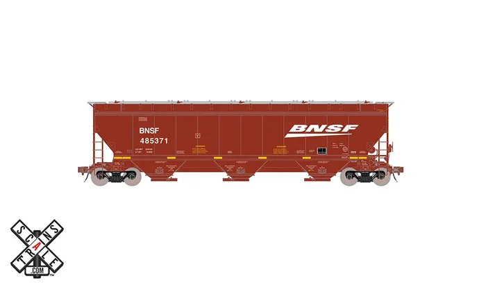 ScaleTrains Rivet 33301 HO Scale Gunderson 5188 Covered Hopper BNSF 486545