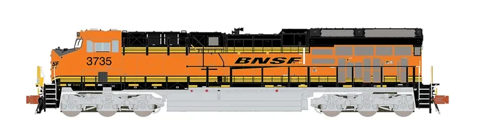 ScaleTrains Rivet 33633 N Scale GE ET44 Tier 4 Diesel “Heritage III” BNSF 3754