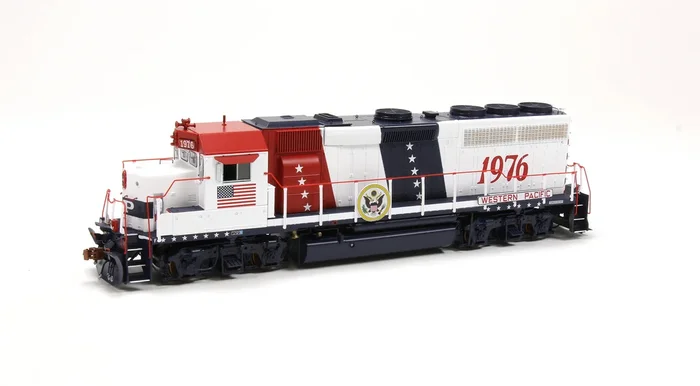 ScaleTrains Rivet 40225 HO Scale EMD GP40 Phase IIc Bicentennial WP 1976 DCC Sound
