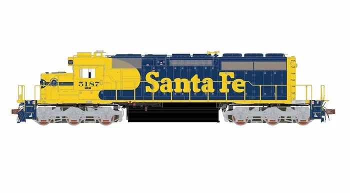 ScaleTrains Rivet 40750 HO Scale EMD SD40-2 Santa Fe ATSF 5187 – DC (with Ditch Lights)