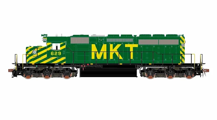ScaleTrains Rivet 40788 HO Scale EMD SD40-2 Missouri-Kansas-Texas MKT 635 – DC