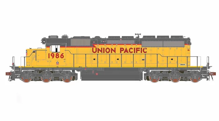 ScaleTrains Rivet 40811 HO Scale EMD SD40-2 Union Pacific UP 1986 – DCC & Sound (SD40N Rebuild 88″ Nose)
