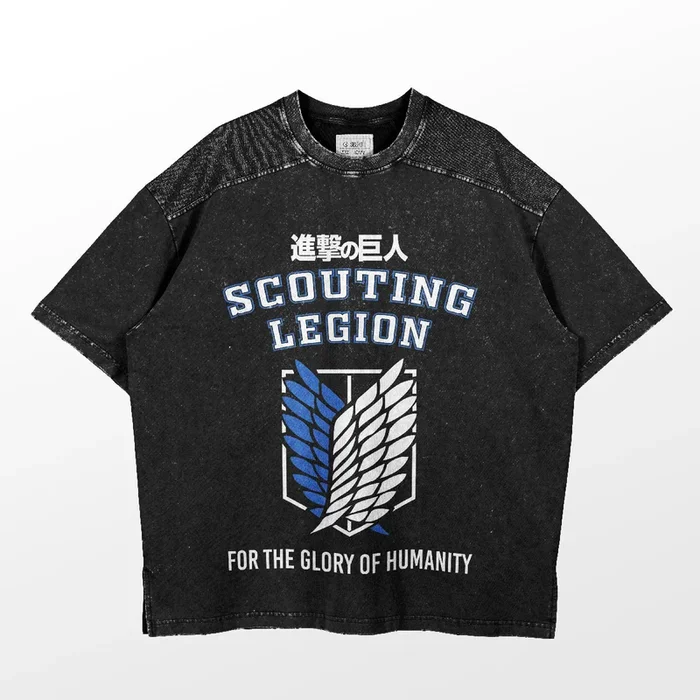 Scouting Legion Attack on Titan T-Shirt – kultiges Anime-Design