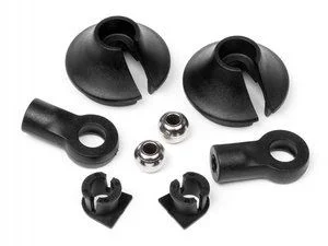 Shock End/Shock Spring Retainer Set, Vorza Flux