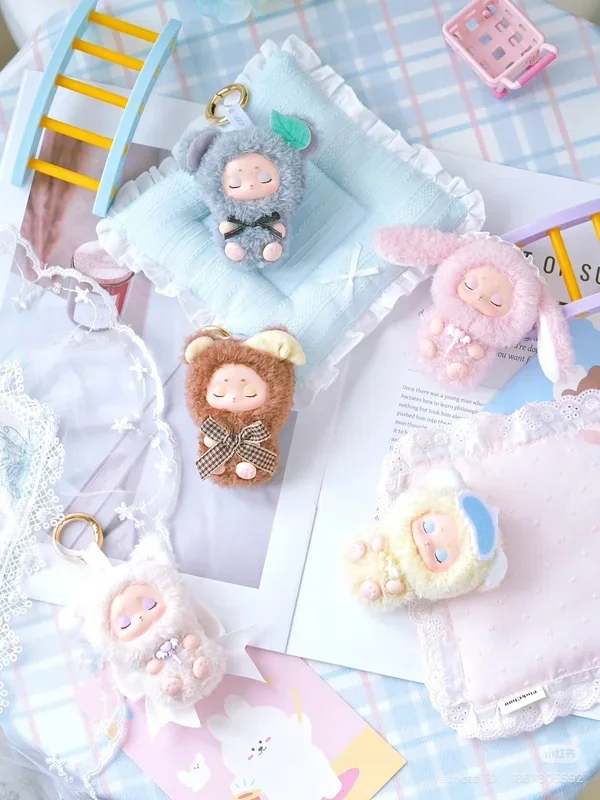 Sleepy Baby series vinyl plush keychain blind box