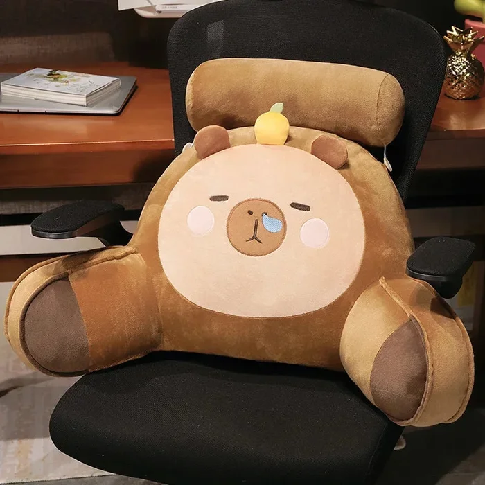 Sleepy Capybara Resting Cushion Pillow