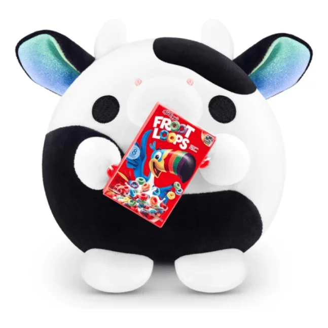 Snackles Super Sized 14 inch Squishy plush – Daisy with Fruit Loops
