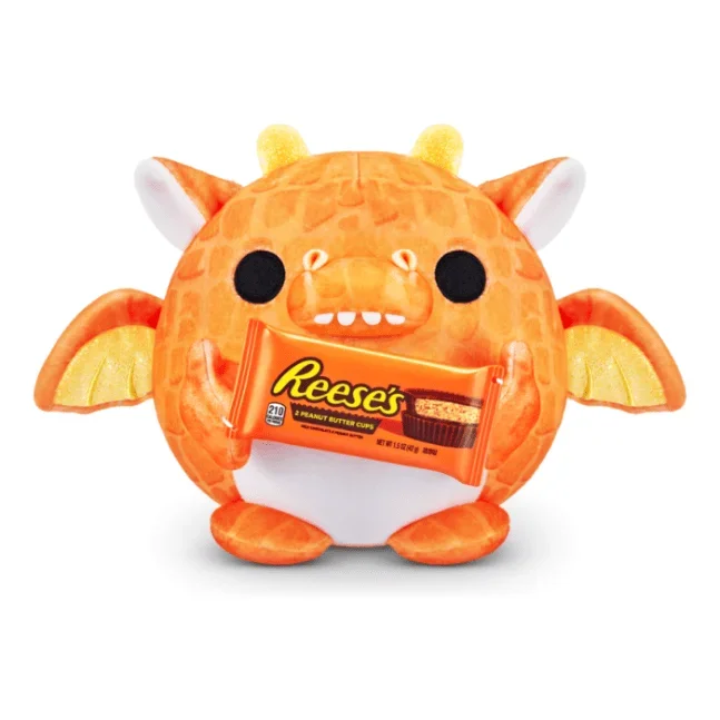 Snackles Super Sized 14 inch Squishy Plush – Dragon with Reeces