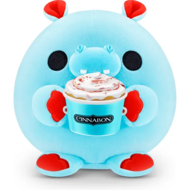 Snackles Super Sized 14 inch Squishy plush – Hugh with Cinnabon