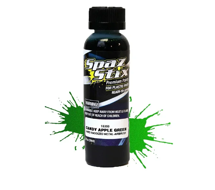 Spaz Stix CANDY APPLE GREEN AIRBRUSH PAINT 2OZ