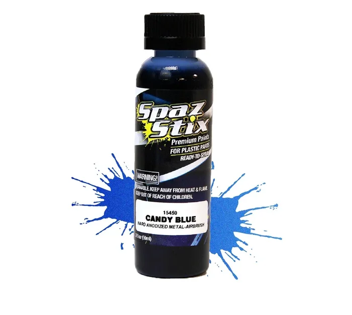 Spaz Stix CANDY BLUE AIRBRUSH PAINT 2OZ