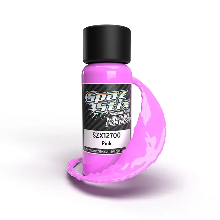 Spaz Stix Pink Orange Airbrush Ready Paint 2oz Bottle SZX12700 12700