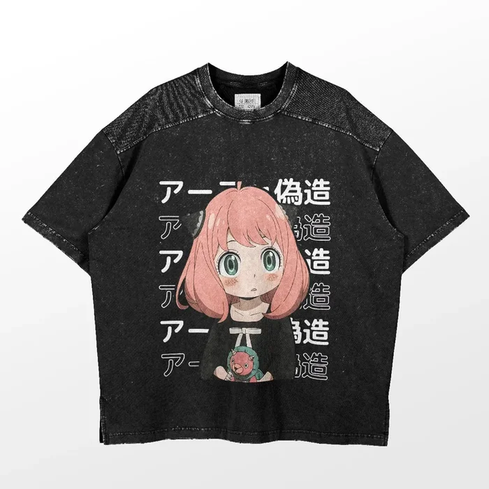 Spy Family Anya Forger T-Shirt – Design mignon et innocent | Chemise Anime de haute qualité
