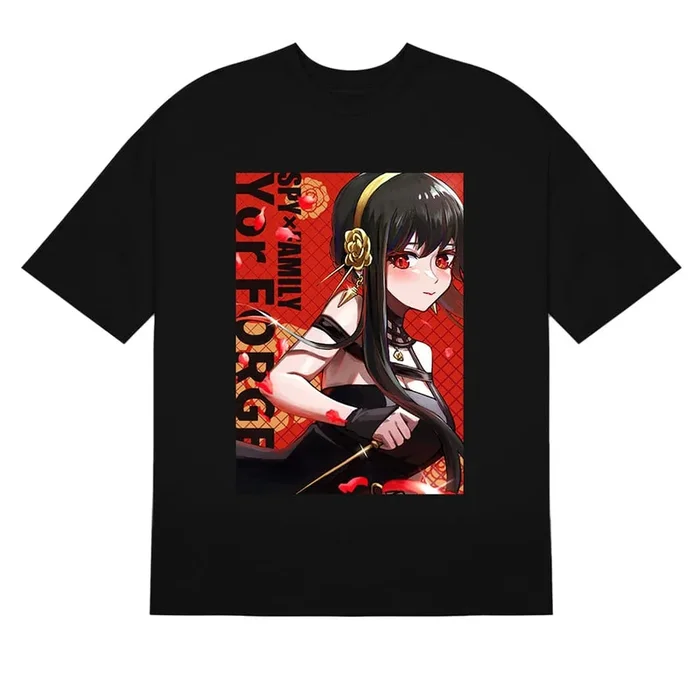 Spy Family Yor Forger T-Shirt – Intense Assassin Design | High-Quality Anime Shirt