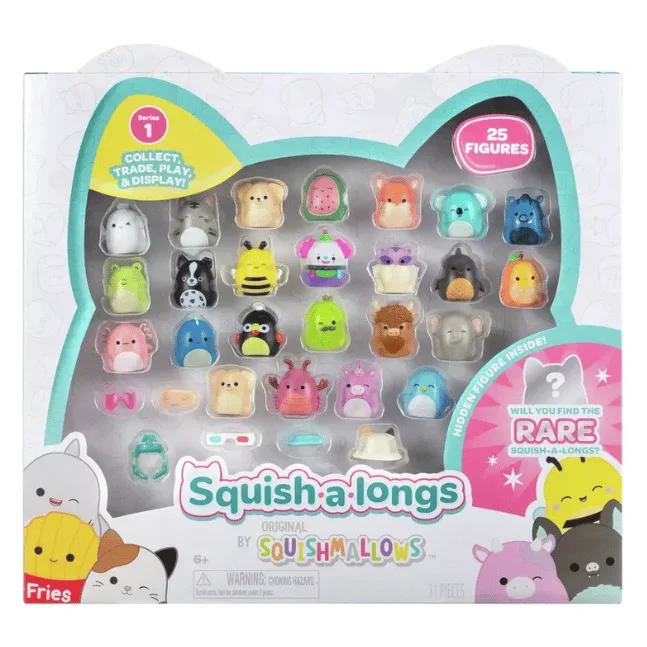 Squish-a-longs by Squishmallows – 25 Pack