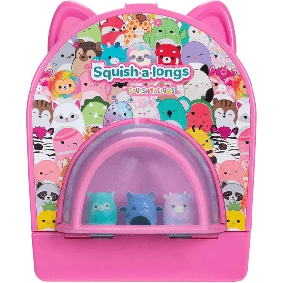 Squish-a-longs by Squishmallows – Party Pack On-the-Go Playset