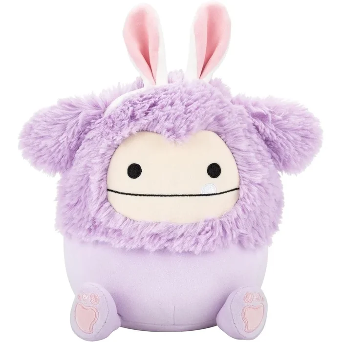 Squishmallow 7.5 Inch Easter 2025 – Dilka – Lavender Bigfoot With Bunny Ears
